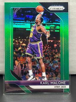 Karl Malone 2018-19 Panini Prizm Green Prizm #75