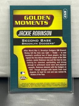 Jackie Robinson 2001 Topps Chrome Golden Moments #653