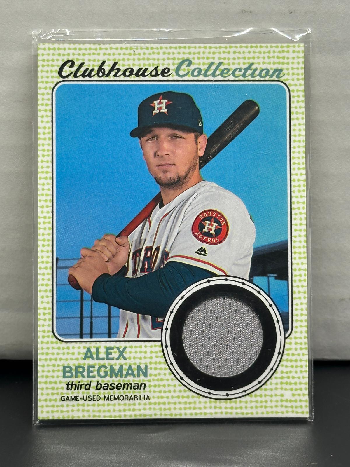 Alex Bregman 2017 Topps Heritage Clubhouse Collection Game Used Memorabilia Patch Insert #CCR-ABR