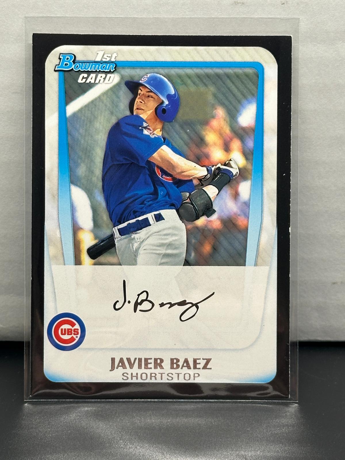 Javier Baez 2011 Bowman Black Border Rookie RC Parallel #BDPP6