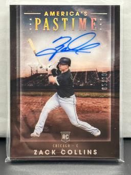 Zack Collins 2020 Panini America's Pastime (#5/10) Rookie RC Auto #48