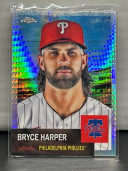 Bryce Harper 2022 Topps Chrome Platinum Prism Refractor #400