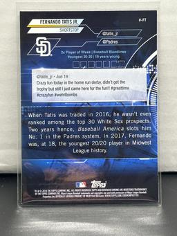 Fernando Tatis Jr. 2018 Bowman Chrome #trending Refractor Insert #8-FT