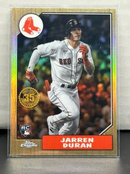 Jarren Durran 2022 Topps Chrome 1987 Design Rookie RC Refractor Insert #87BC-19