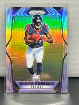 D'Onta Foreman 2017 Panini Prizm Silver Prizm Rookie RC #273