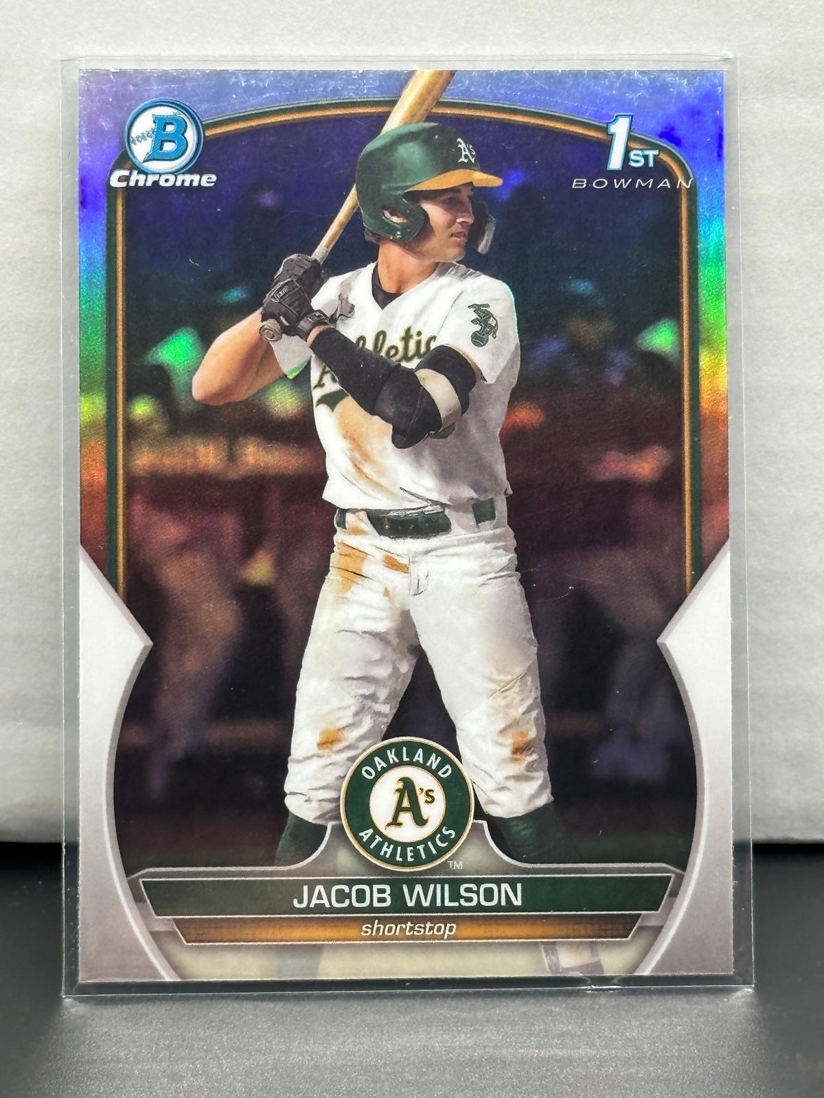 Jacob Wilson 2023 Bowman Chrome Rookie RC Refractor #BDC-121