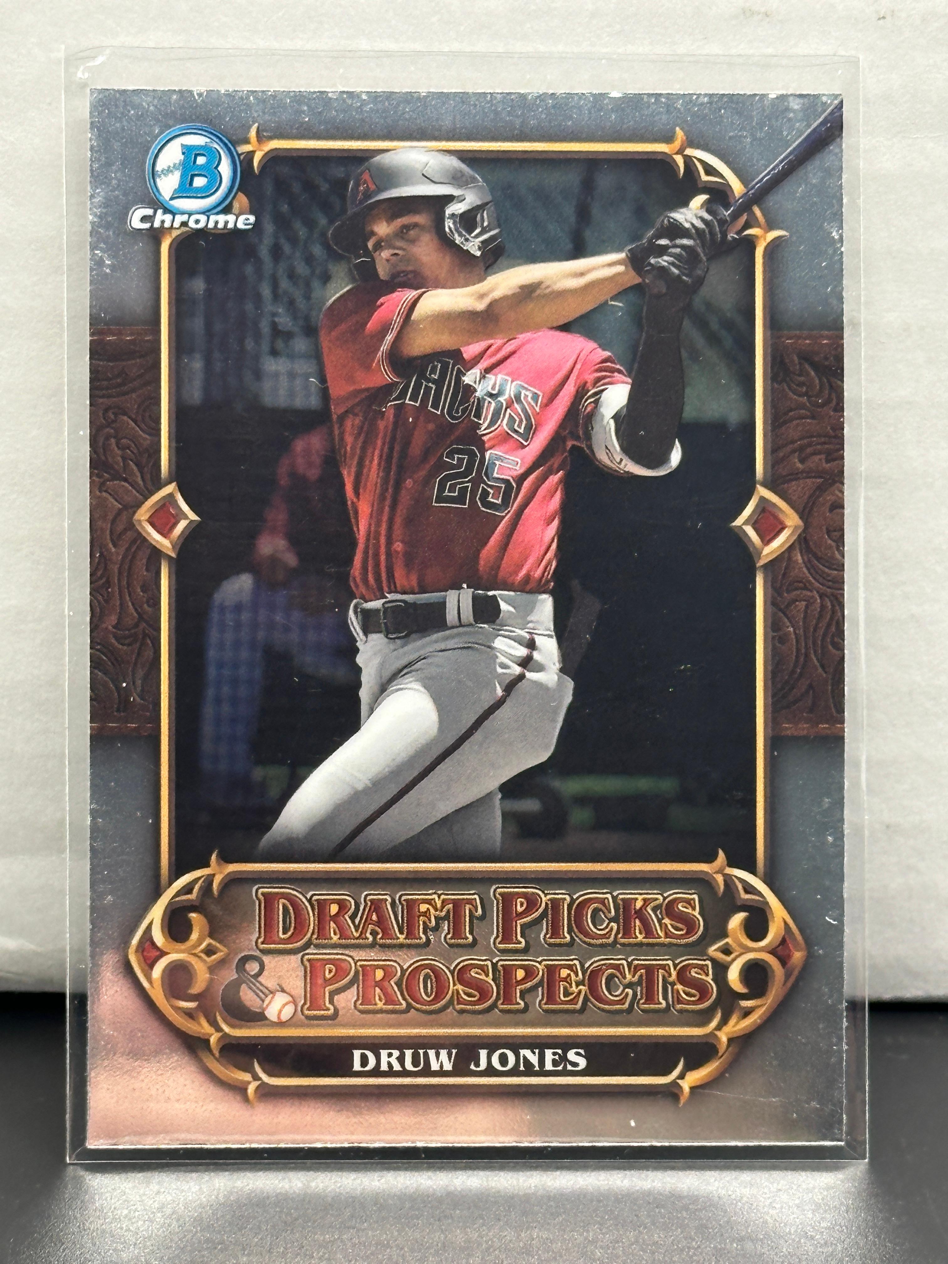 Druw Jones 2023 Bowman Chrome Draft Pick Prospects Insert #DPP-11