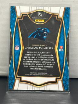 Christian McCaffrey 2020 Panini Select Premier Level #106