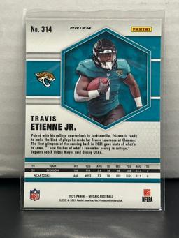 Travie Etienne Jt. 2021 Panini Mosaic Pink Mosaic Prizm Rookie RC #314