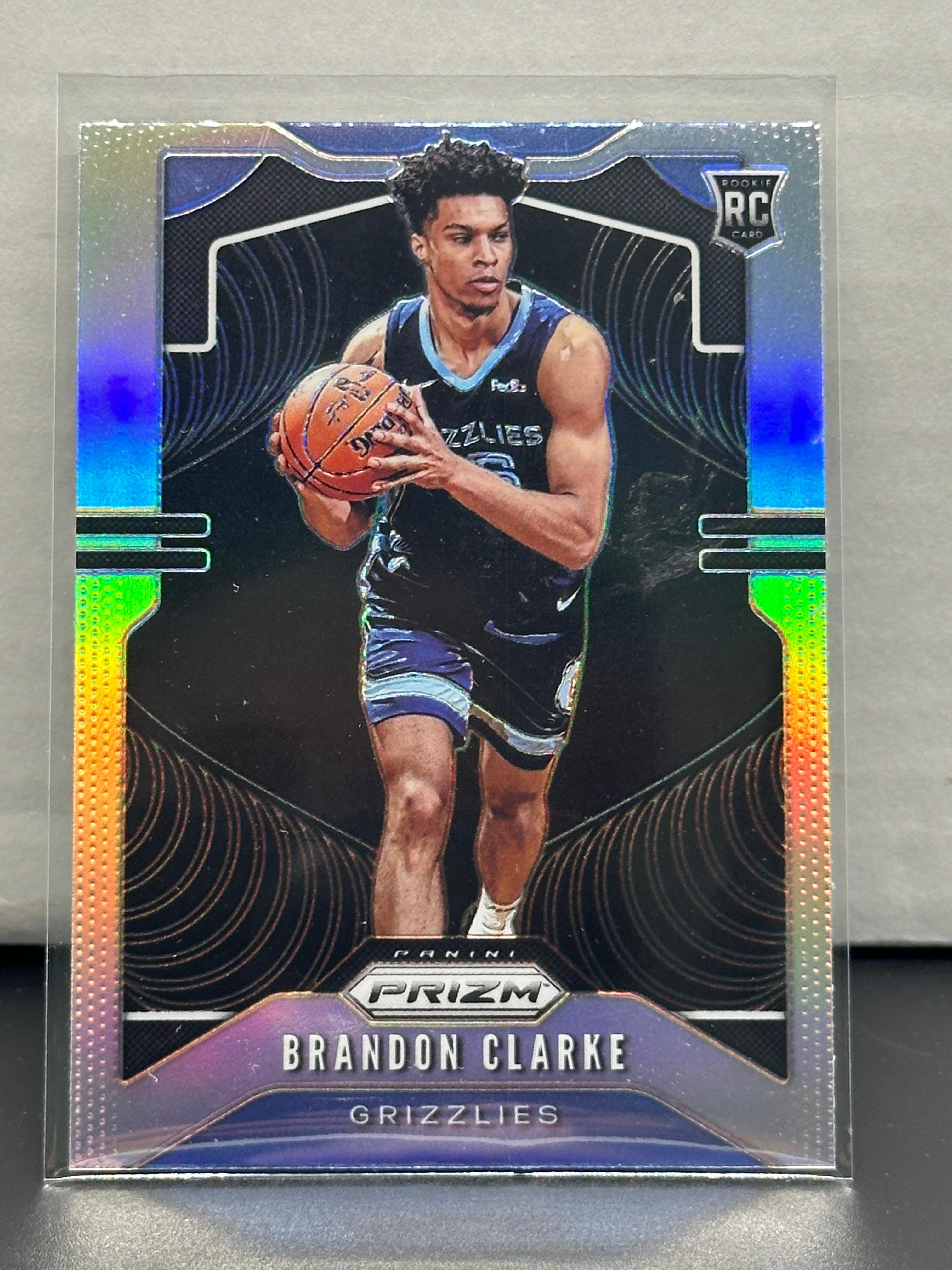 Brandon Clarke 2019-20 Panini Prizm Silver Prizm Rookie RC #266