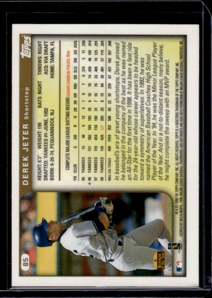 Derek Jeter 1999 Topps #85