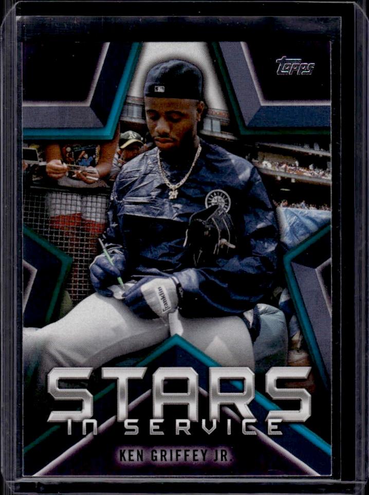 Ken Griffey Jr. 2021 Topps Stars in Service Insert #SIS-19