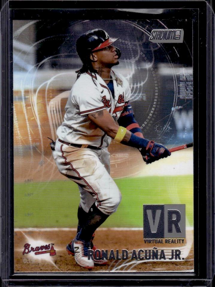 Ronald Acuna Jr. 2021 Topps Stadium Club Virtual Reality Insert #VR-7