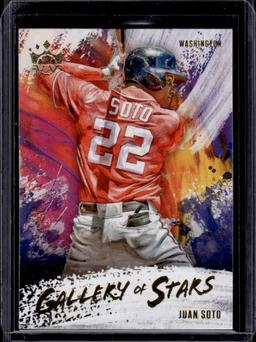 Juan Soto 2020 Panini Diamond kings Gallery of Stars Insert #GOS-9