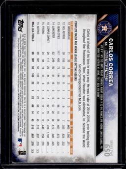 Carlos Correa 2016 Topps Future Stars Rookie Cup #650