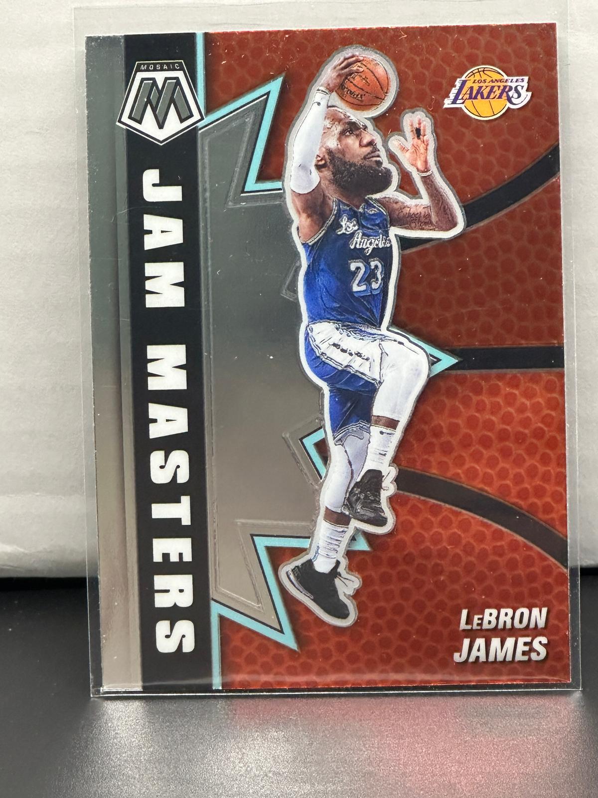 LeBron James 2020-21 Panini Mosaic Jam Masters Insert #10