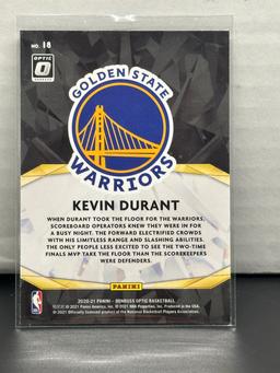 Kevin Durant 2020-21 Panini Donruss Optic Winner Stays Insert #18