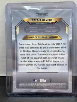 Rafael Devers 2018 Bowman Chrome Rookie of the Year Favorite RC Refractor Insert #ROYF-RD