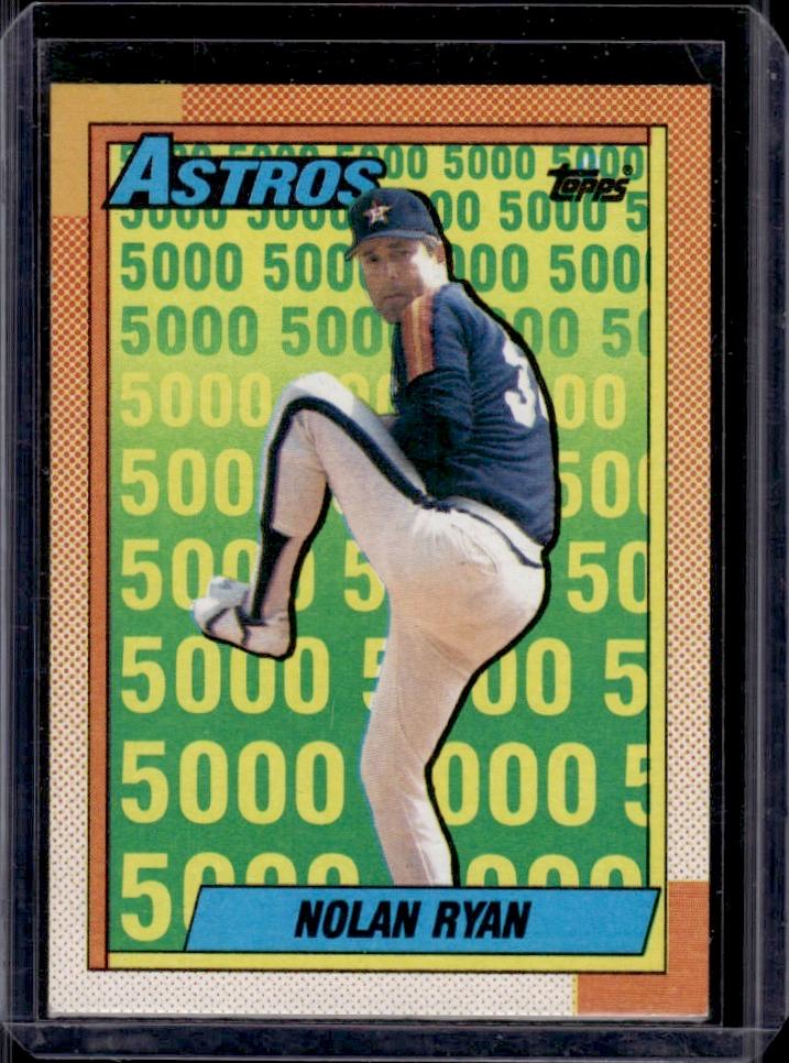 Nolan Ryan 1990 Topps 5000 Strikeouts #4