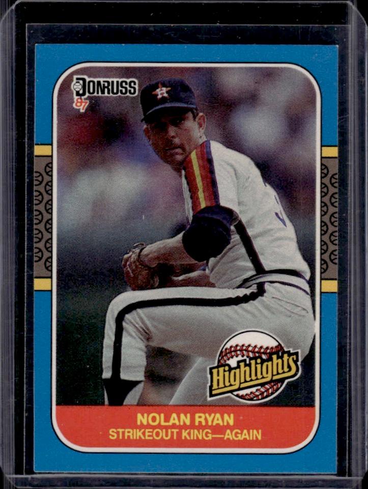 Nolan Ryan 1987 Donruss Highlights #53