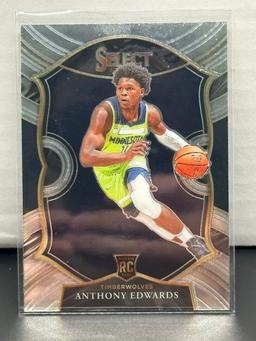 Anthony Edwards 2020-21 Panini Select Concourse Level Rookie RC #61