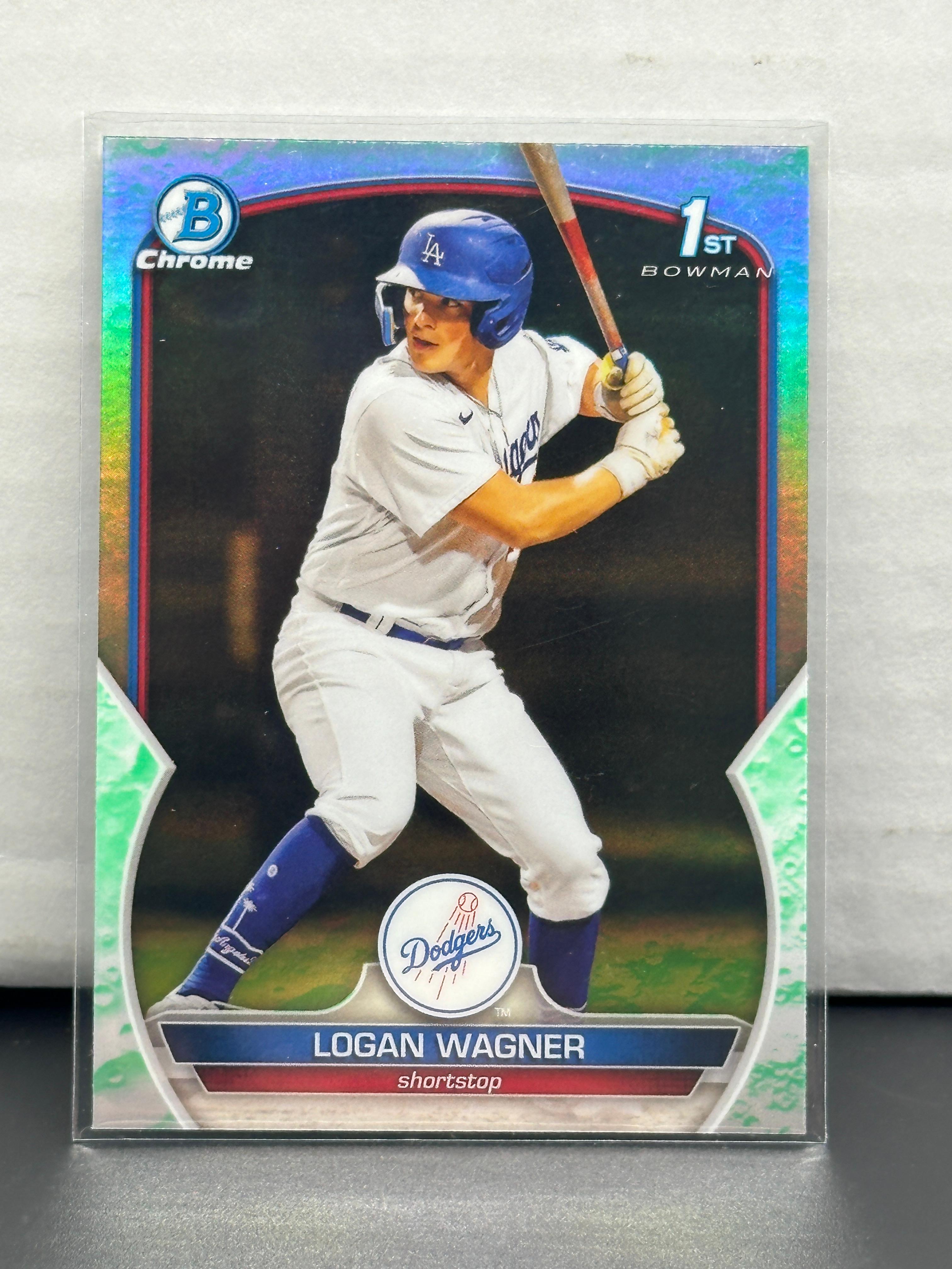 Logan Wagner 2023 Bowman Chrome Lunar Refractor Rookie RC #BCP-36