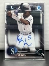 Kyle Lewis 2016 Bowman Chrome Rookie RC Auto #CDA-KL