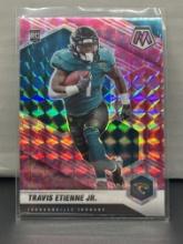 Travie Etienne Jt. 2021 Panini Mosaic Pink Mosaic Prizm Rookie RC #314