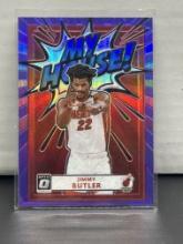 Jimmy Butler 2020-21 Panini Prizm My House Purple Prizm Insert #6