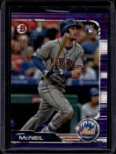 Jeff McNeil 2019 Bowman Purple (#174/250) Border Rookie RC Parallel #90