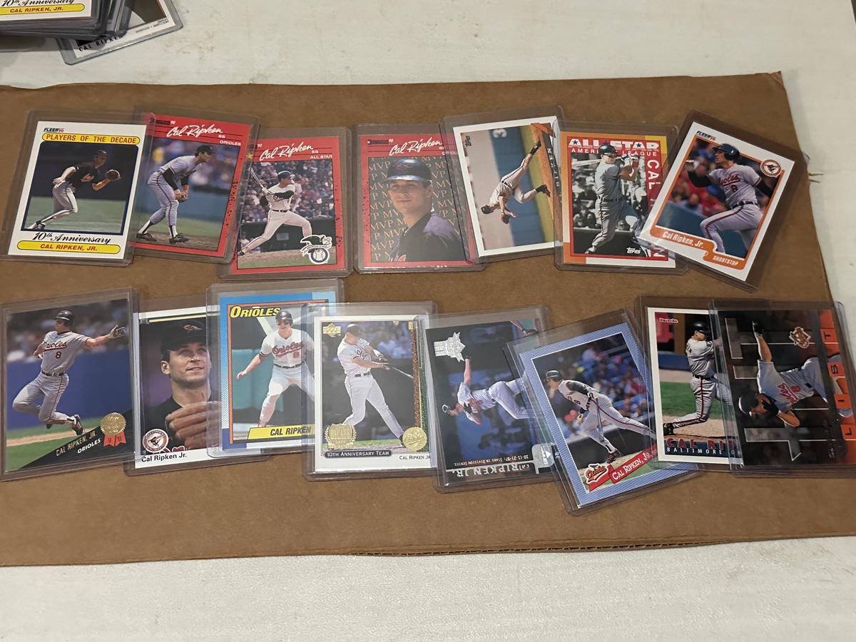 Lot of 15 Cal Ripken Jr. Cards - various years, brands