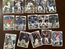 Lot of 15 Bowman MLB Cards - Many rookies, 10 1sts