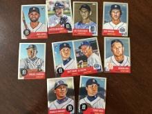 Lot of 10 Topps Chrome Platinum MLB Cards - Miggy, Kaline, Kell, Magglio