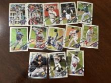 Lot of 13 Topps Chrome MLB Cards - Bauer, Correa, Greinke, Realmuto