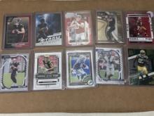 Lot of 10 NFL Cards - Brees, Doubs RC, Williams RC, Watson RC