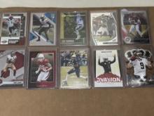 Lot of 10 NFL Cards - Fitzgerald RC, Brees, Kyler, DeVonta RC, Darnold /399