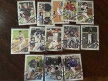 Lot of 13 2021 Topps Chrome Cards - Yordan, Stanton, Gallo, Votto, Bregman