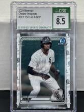 Luis Robert 2020 Bowman Chrome Prospects CSG 8.5 NM/Mint+ #BCP-150