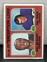 Mel Blount Paul Krause 1976 Topps Interception Leaders #205