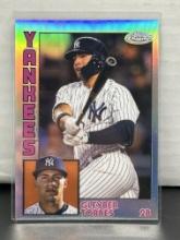 Gleyber Torres 2019 Topps Chrome 1984 Design Refractor Insert #84TC-5