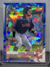 Gabriel Arias 2021 Bowman Chrome Sapphire Rookie RC #BCP-89