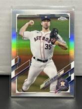 Justin Verlander 2021 Topps Chrome Refractor #122