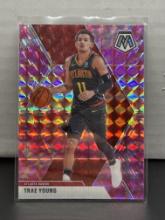 Trae Young 2019-20 Panini Mosaic Pink Mosaic Prizm #182