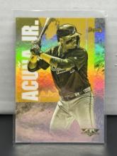 Ronald Acuna Jr. 2019 Topps Fire Gold Minted Parallel #37