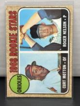 Curt Motton Roger Nelson 1968 Topps Rookie RC #549