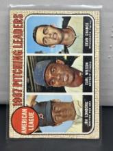 Jim Lonborg Earl Wilson Dean Chance 1968 Topps Pitching Leaders #10