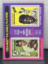 Yogi Berra Willie Mays 1954 Most Valuable Player 1975 Topps #192