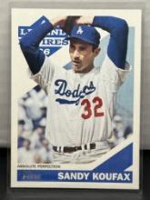 Sandy Koufax 2015 Topps Heritage A Legend Retires Insert #SK-12