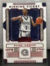 Allen Iverson 2020 Panini Contenders Draft Picks Winning Ticket #36