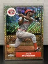 Joe Morgan 2022 Topps Chrome Silver Pack 1987 Design Mojo Refractor Insert #T87C-72